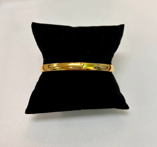 14K Gold Plated Bangle Bracelet