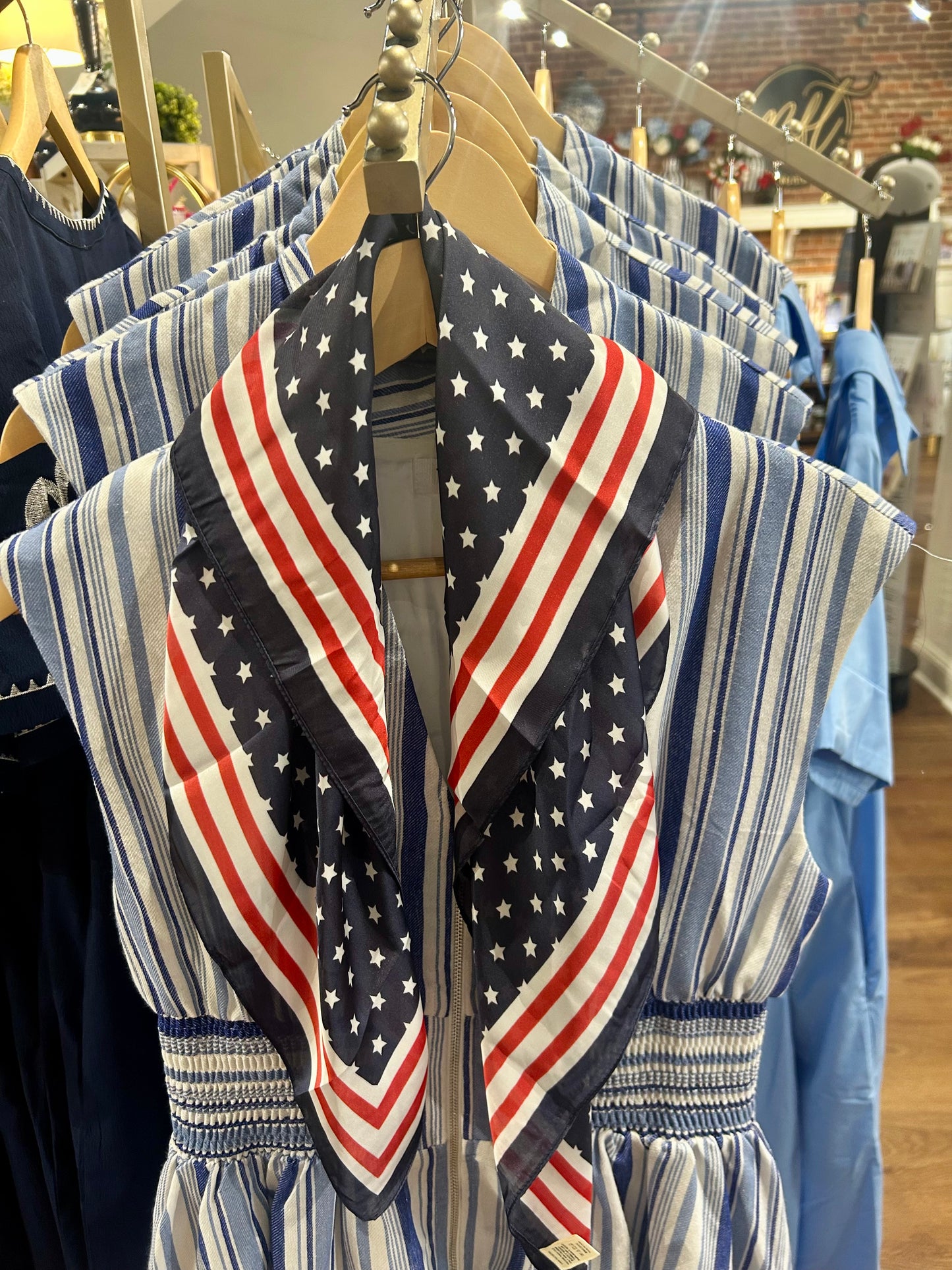 Star Spangled Scarf - Blue