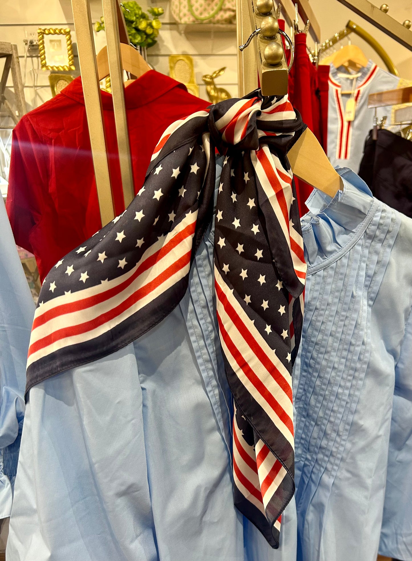 Star Spangled Scarf - Blue