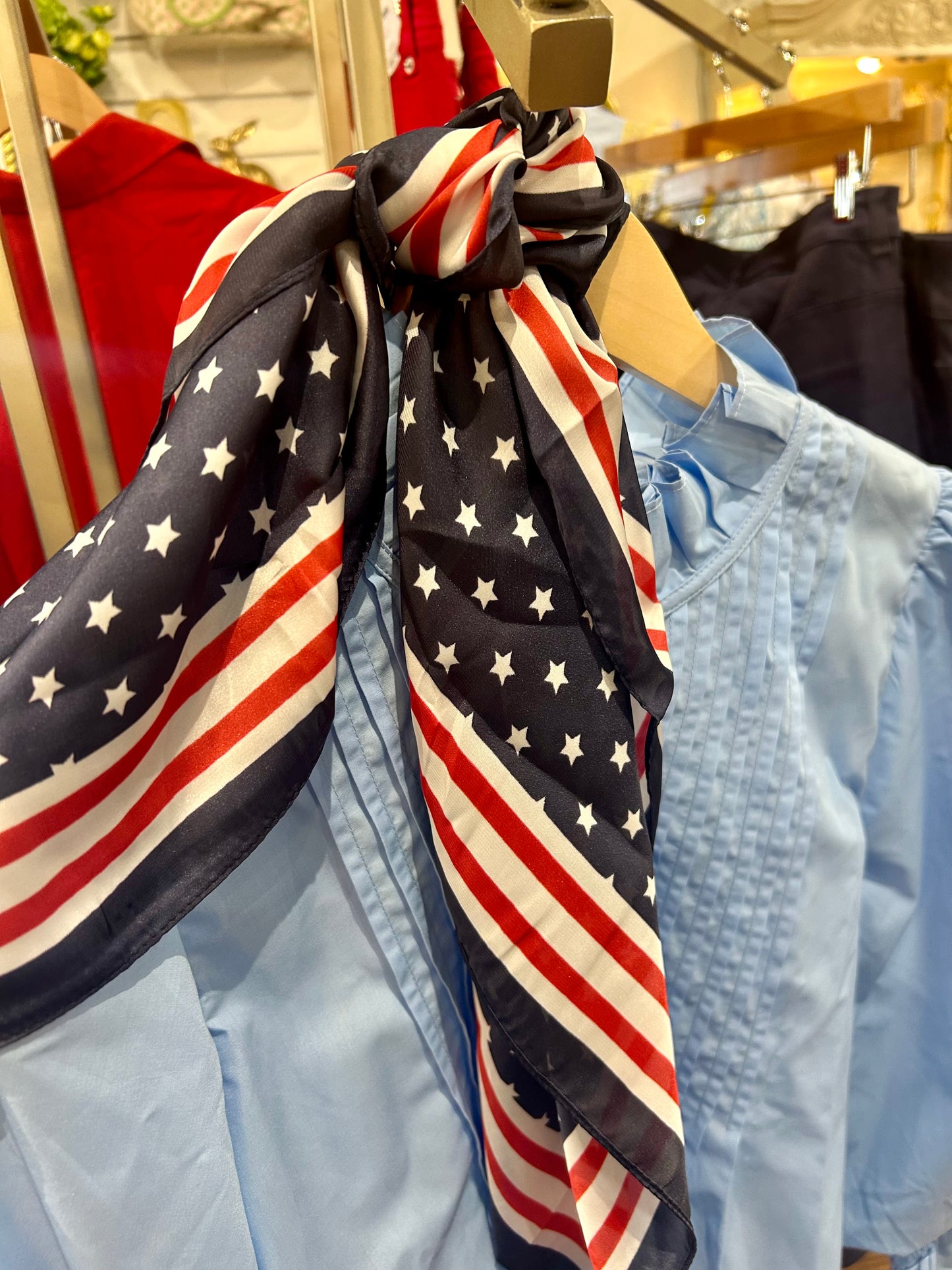 Star Spangled Scarf - Blue