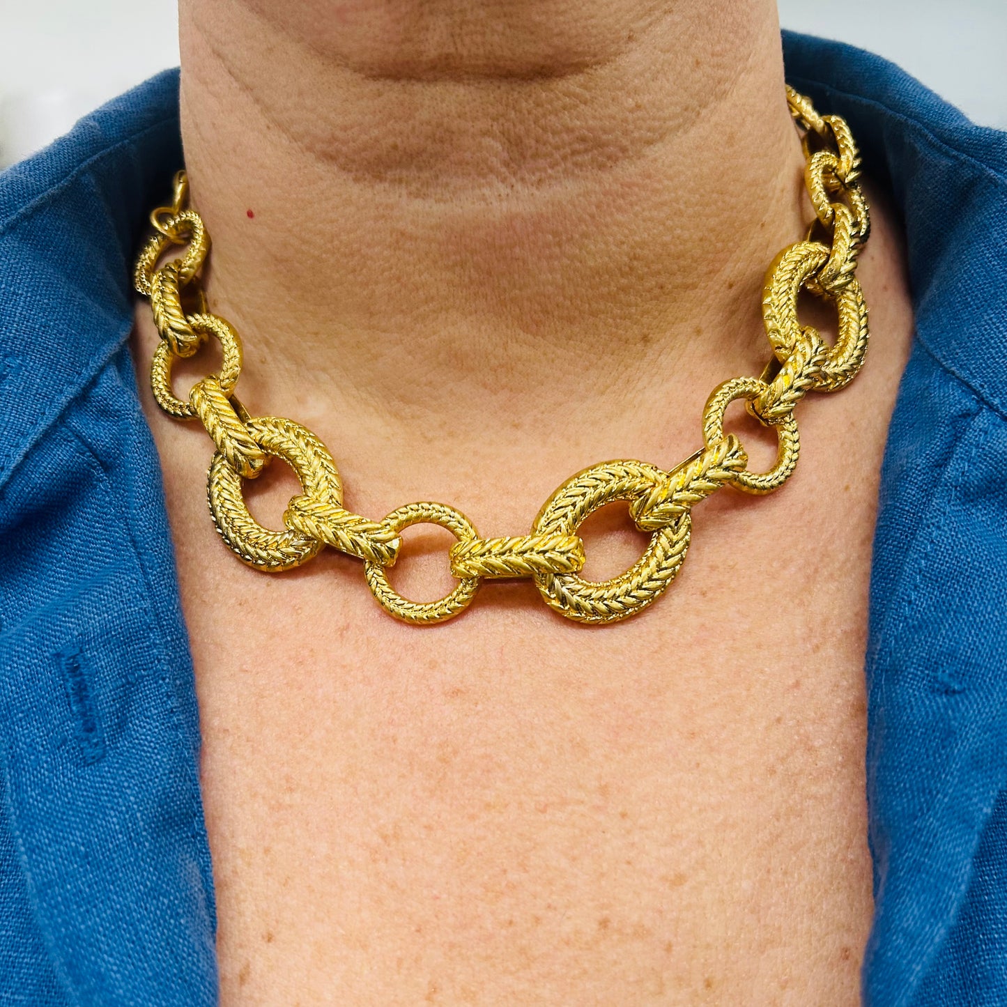 Golden Laurel Necklace
