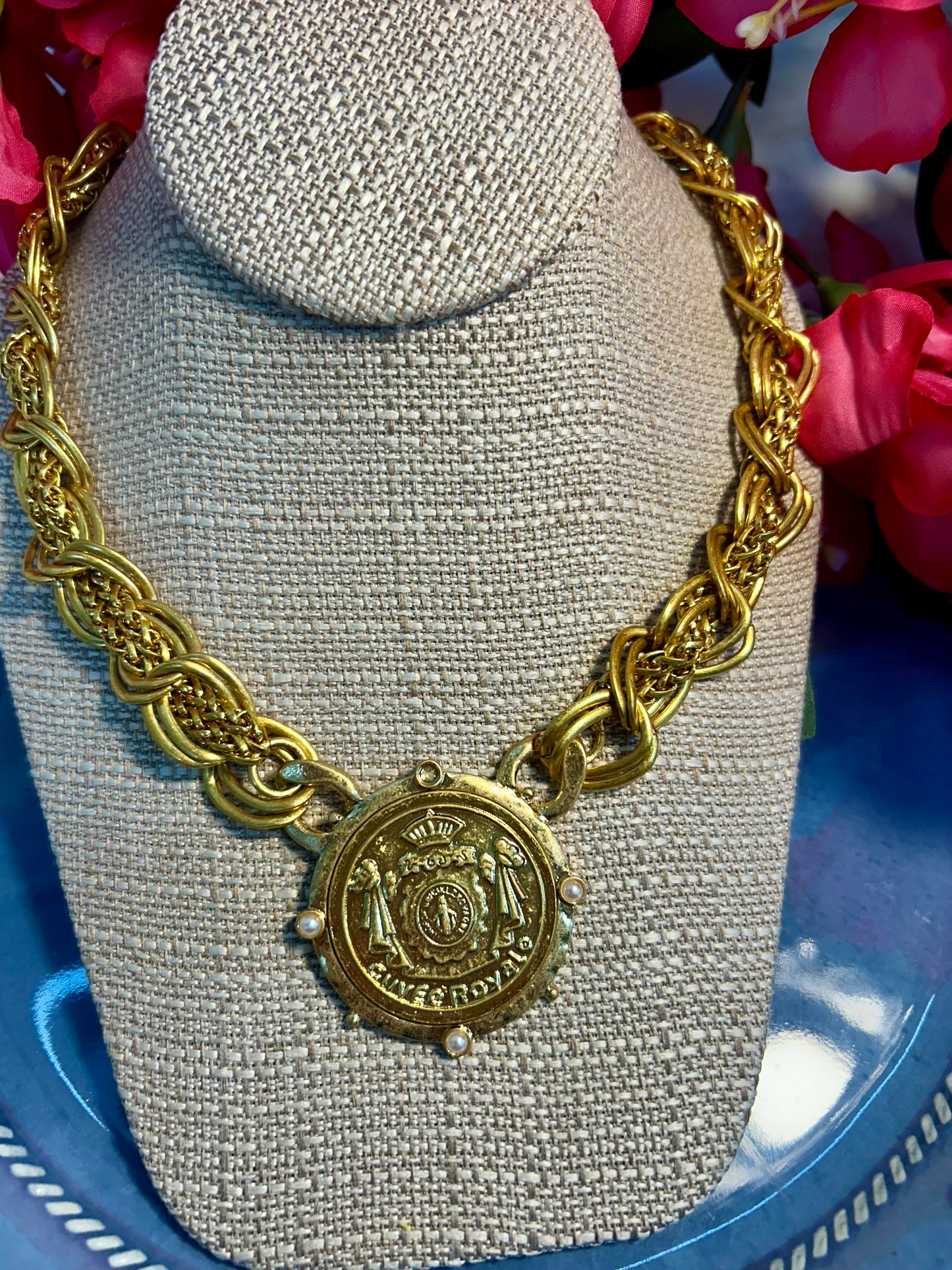 Vintage Medallion Necklace