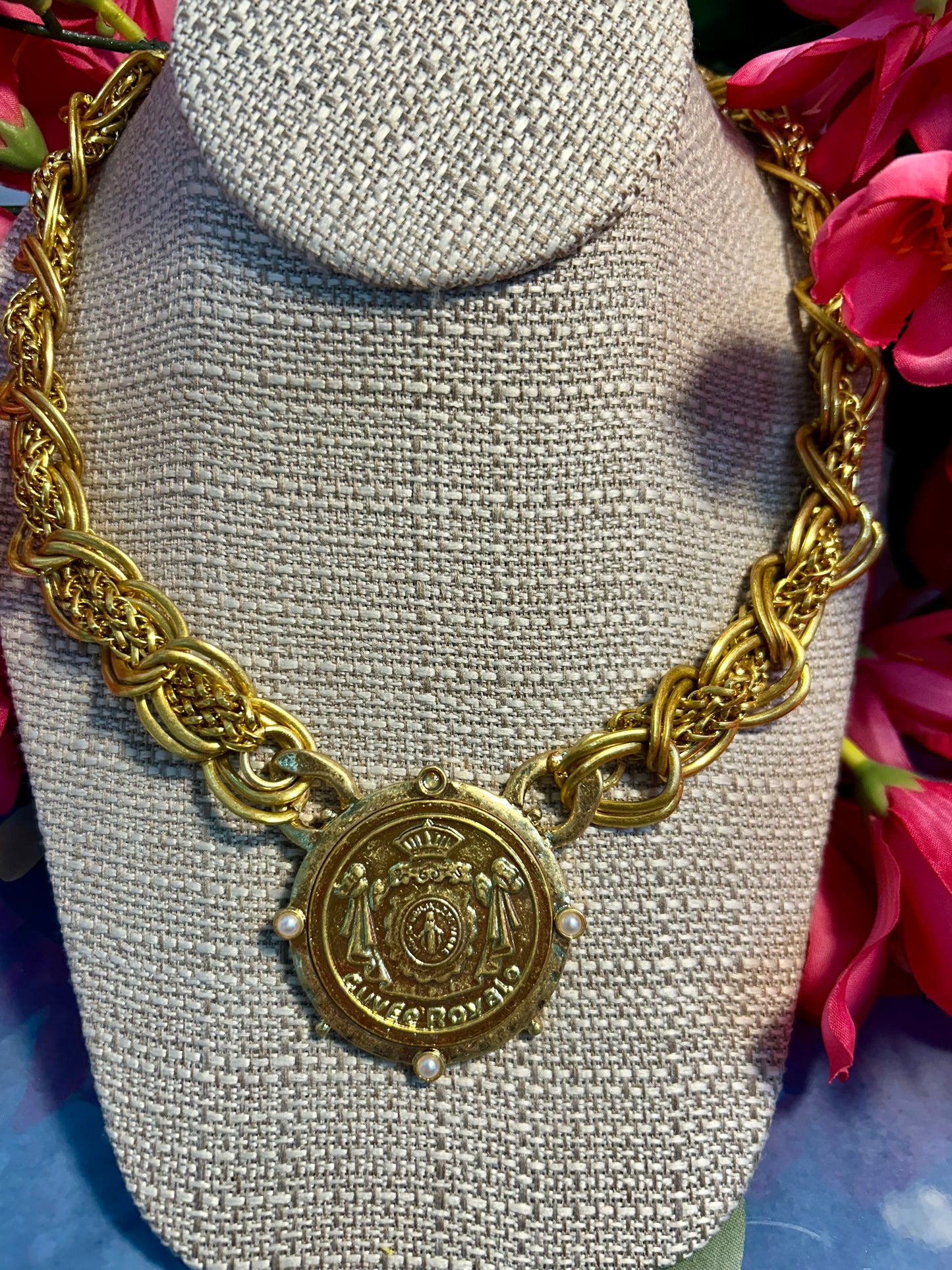 Vintage Medallion Necklace