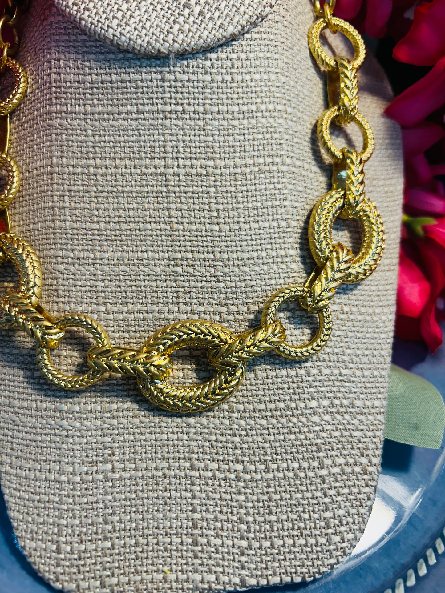 Golden Laurel Necklace