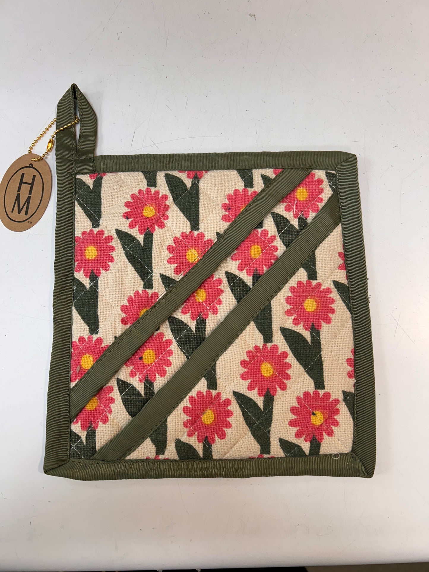 Floral Printed Potholder