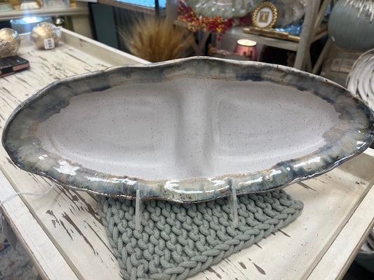 Etta B Two-sided oval tray