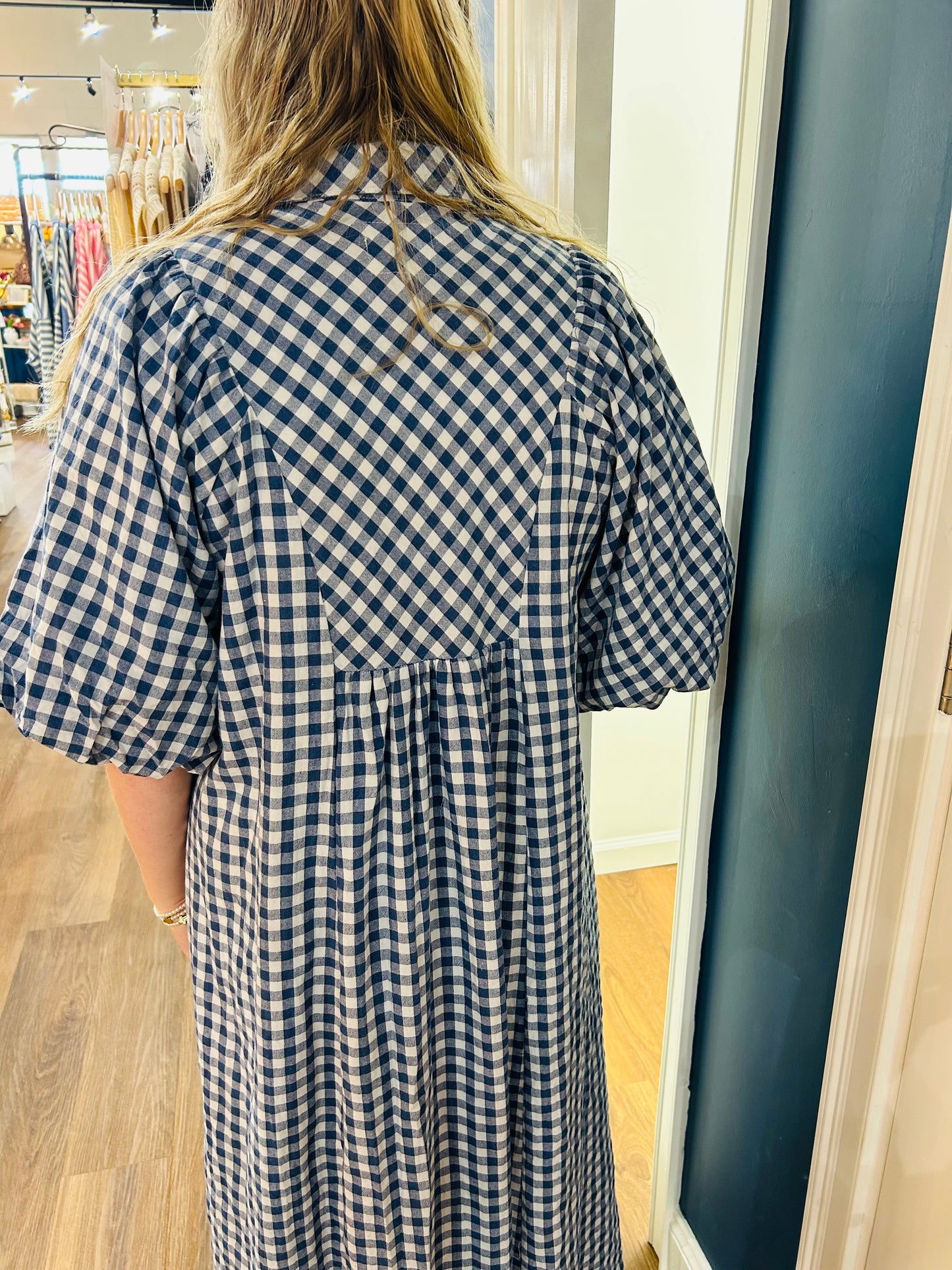 Blue Beauty Midi Dress