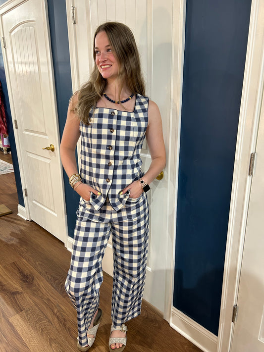 Bluebell Beauty Gingham Set