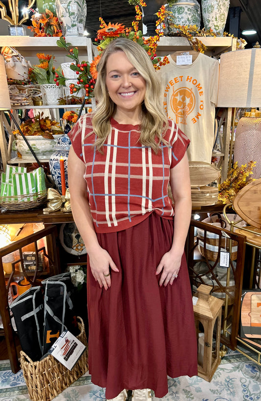 Harvest Harmony Midi Dress Set