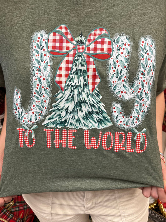 Joy to the World Christmas t-shirt