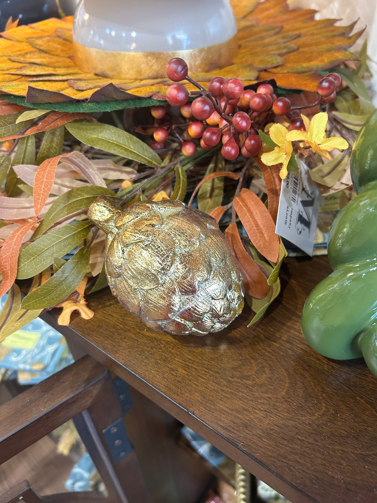 Gold Resin Artichoke