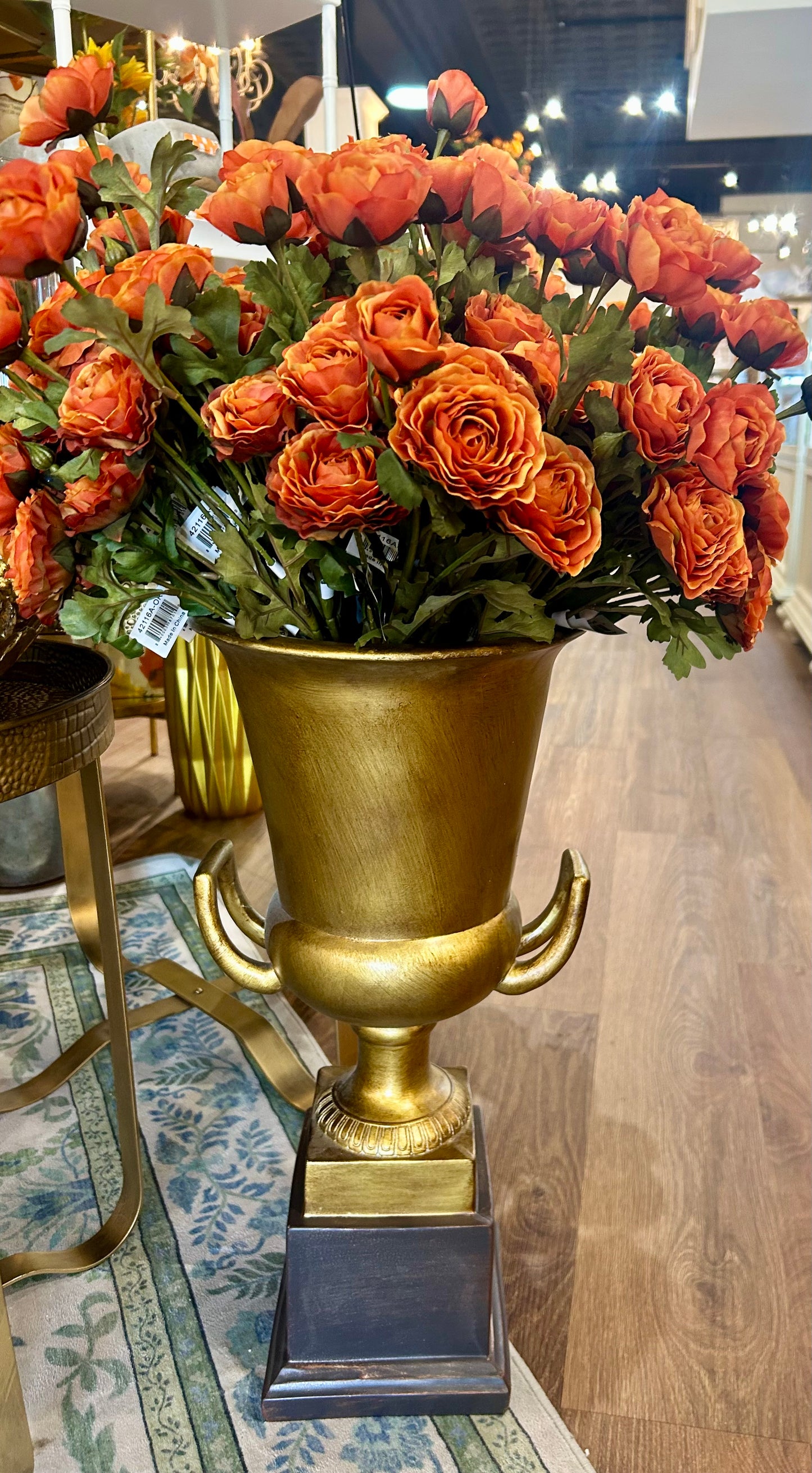 Orange Ranunculus Spray