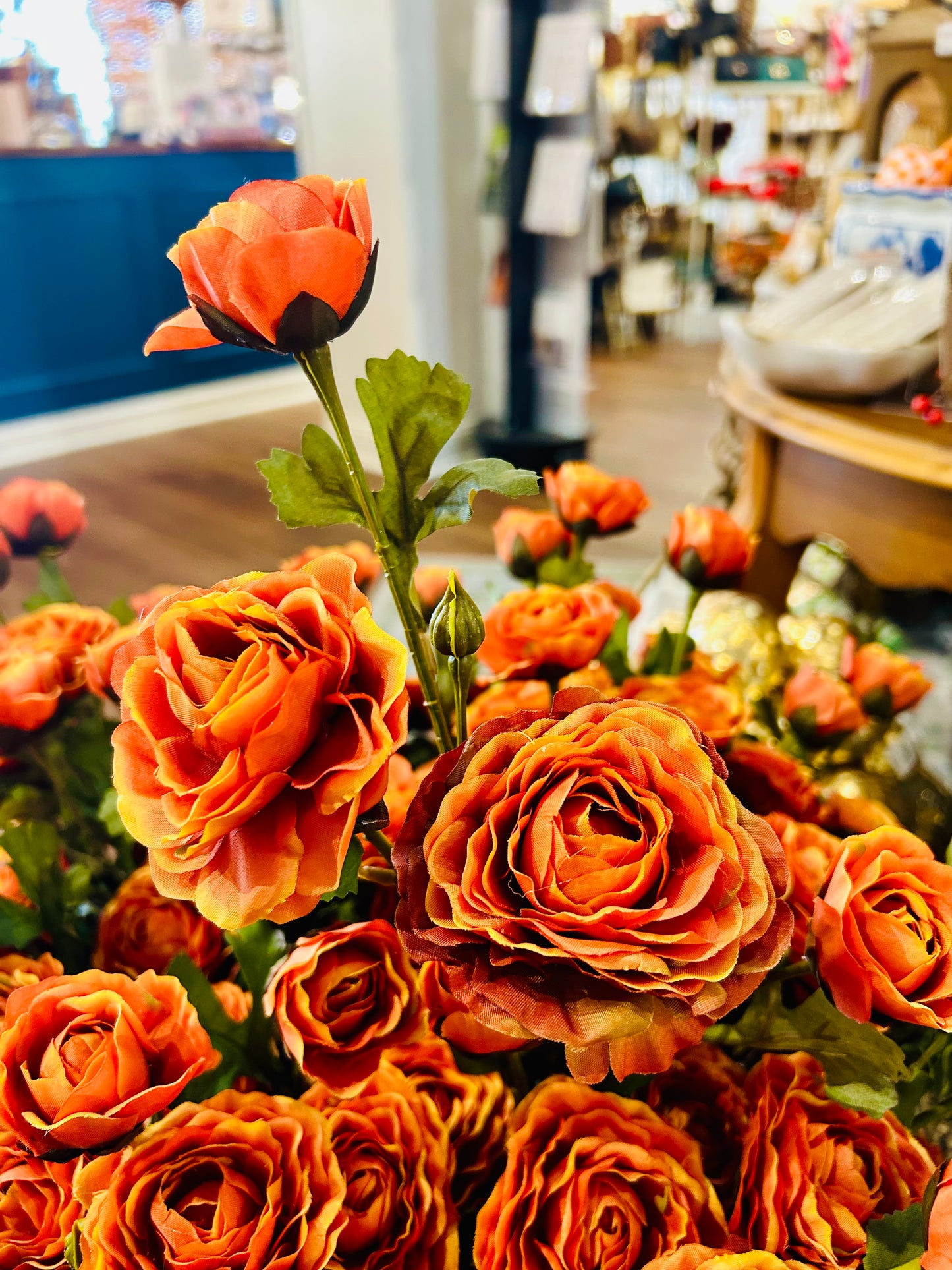 Orange Ranunculus Spray