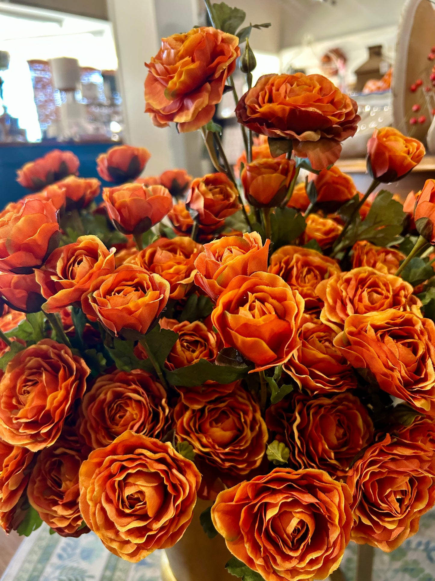 Orange Ranunculus Spray
