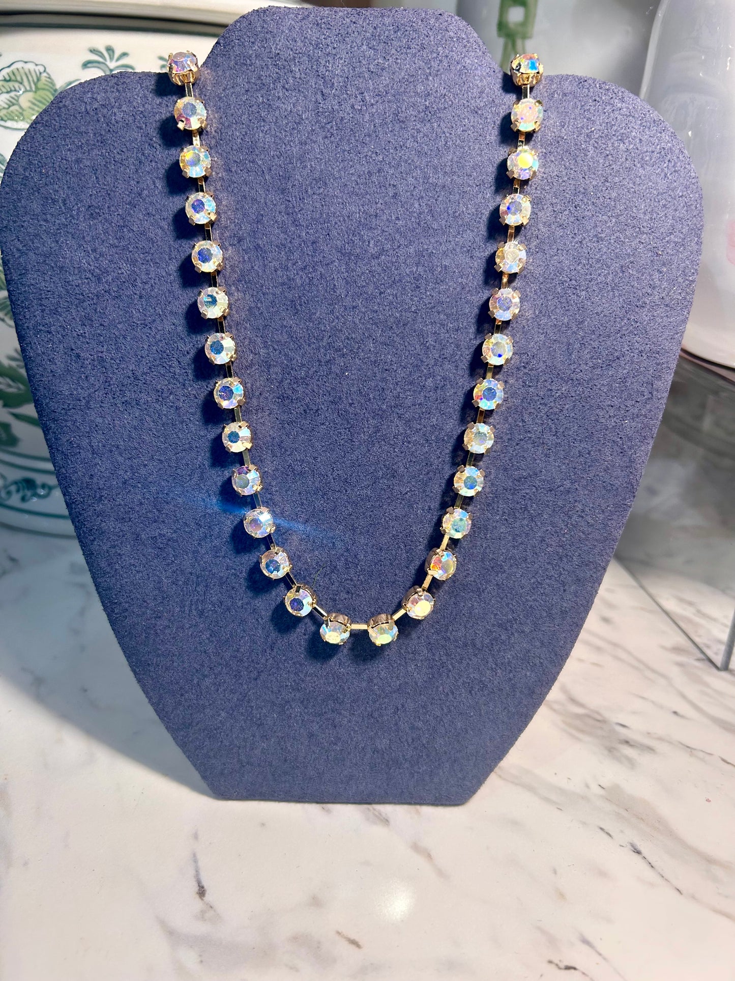 Clear Crystal Magnetic Necklace