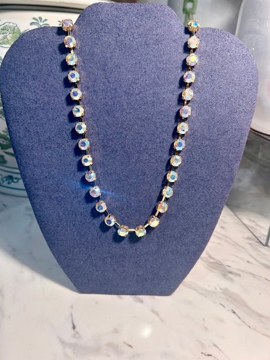 Clear Crystal Magnetic Necklace