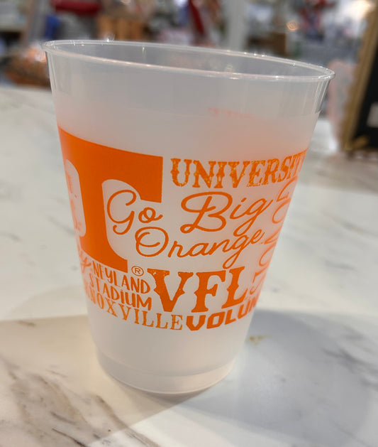 Tennessee Vols Plastic Cups