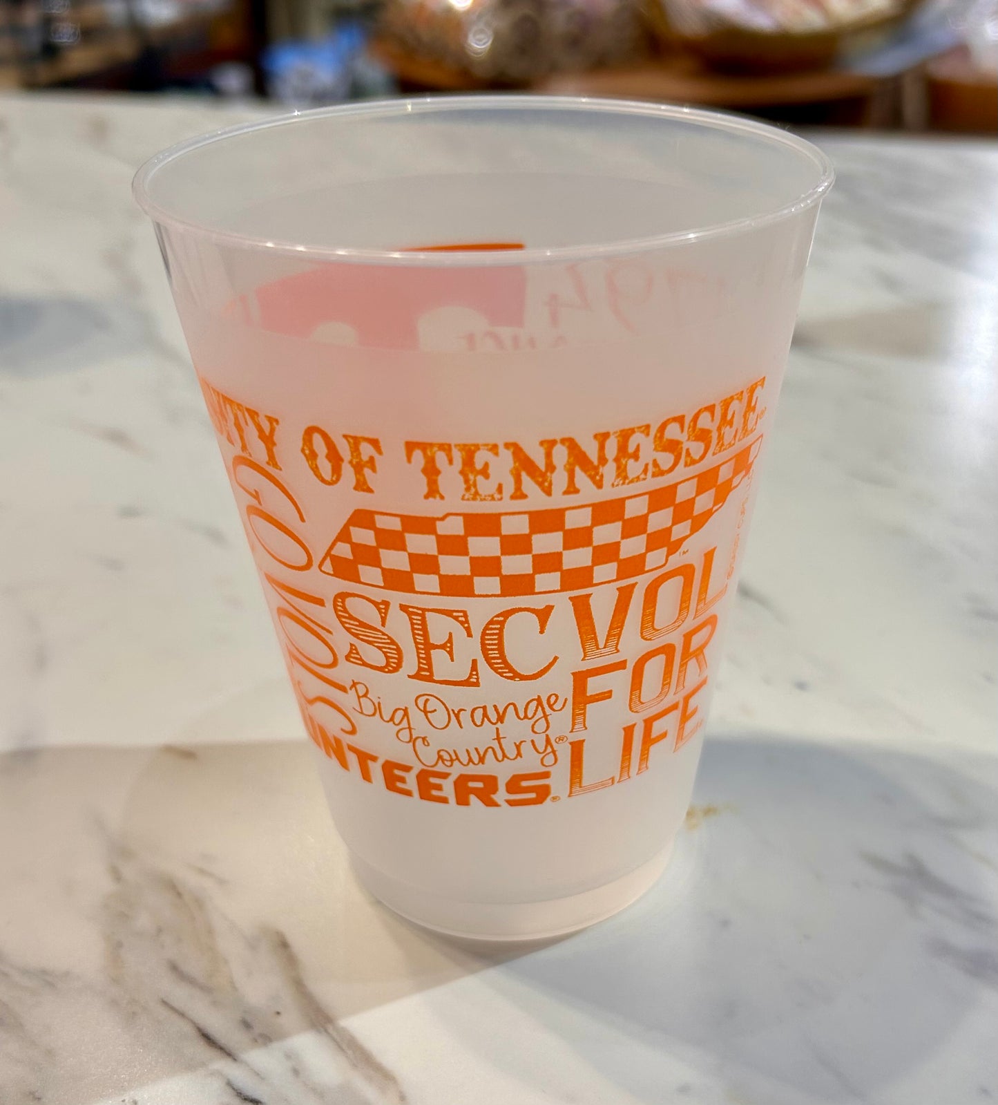 Tennessee Vols Plastic Cups