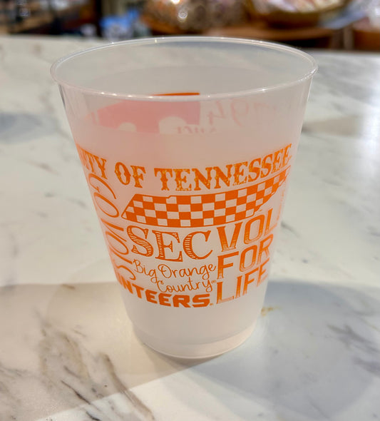 Tennessee Vols Plastic Cups