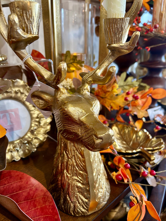 Reindeer Candle Holder  13 in