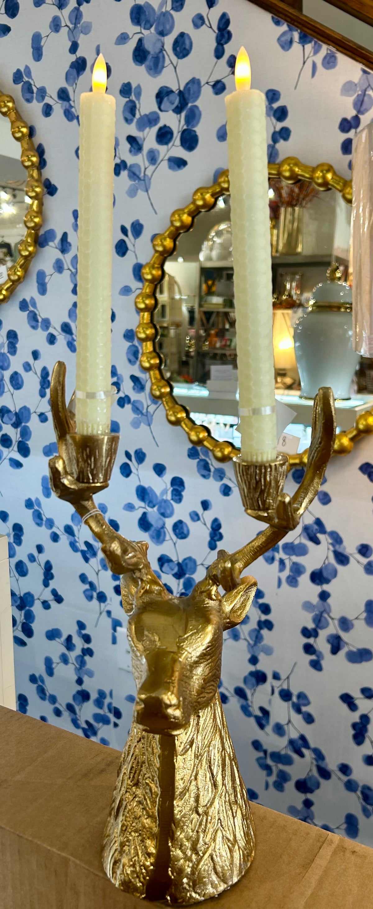 Reindeer Candle Holder  13 in