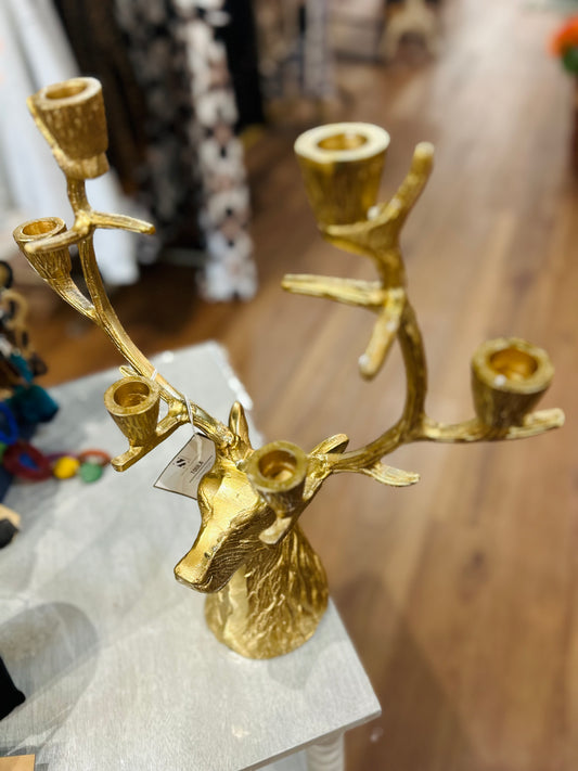 Reindeer Candle Holder  16 in,