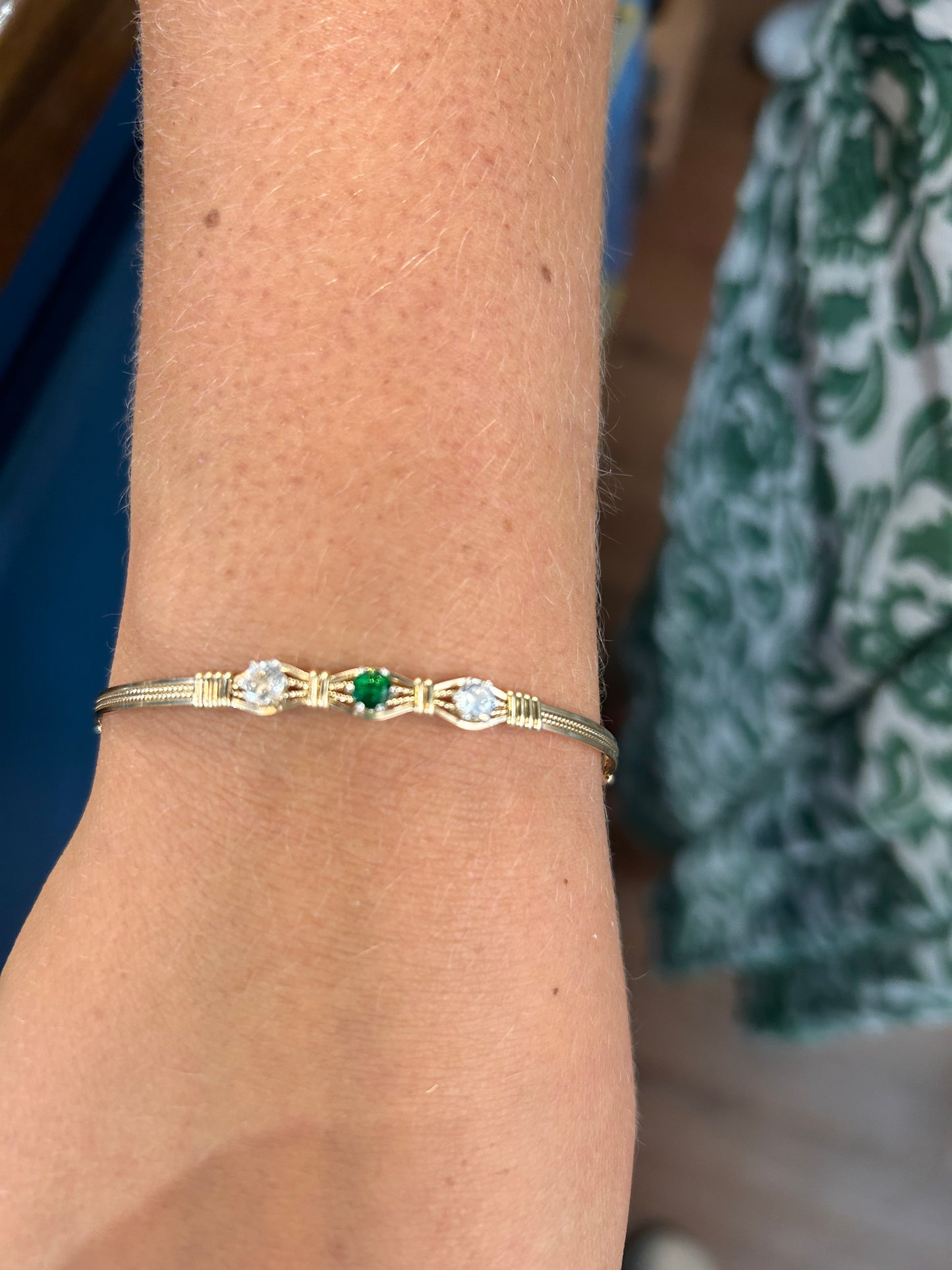 You Are My Sunshine Bracelet- Emerald