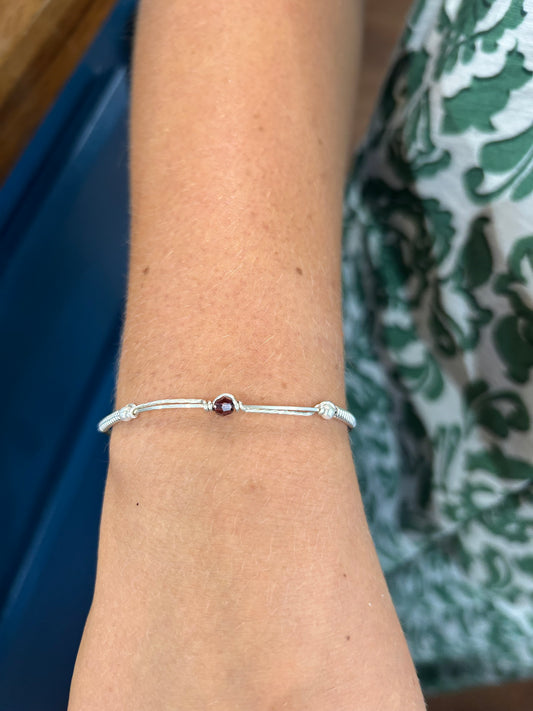 Be the Change Bracelet- Amethyst