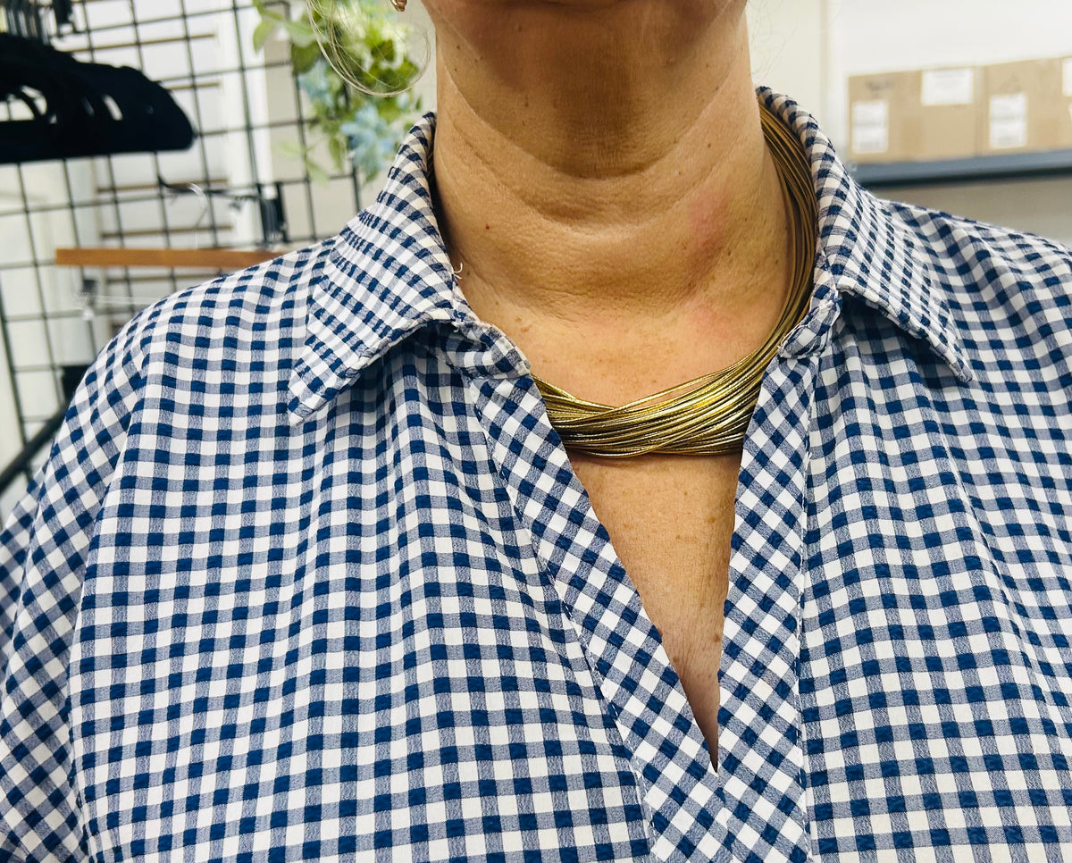 Gold Multi Strand Necklace