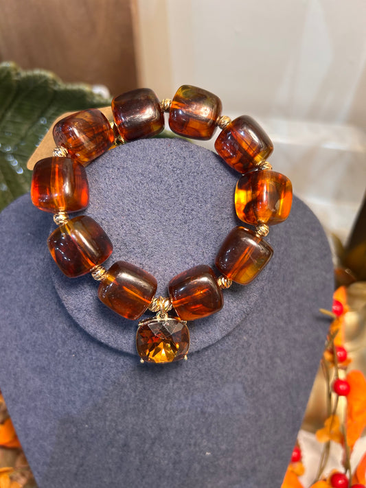 Fall Beaded Bracelet