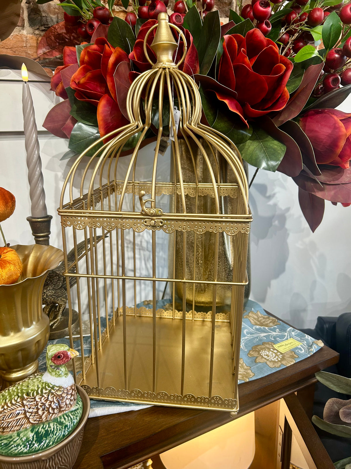 21.5" Bow Birdcage Lantern