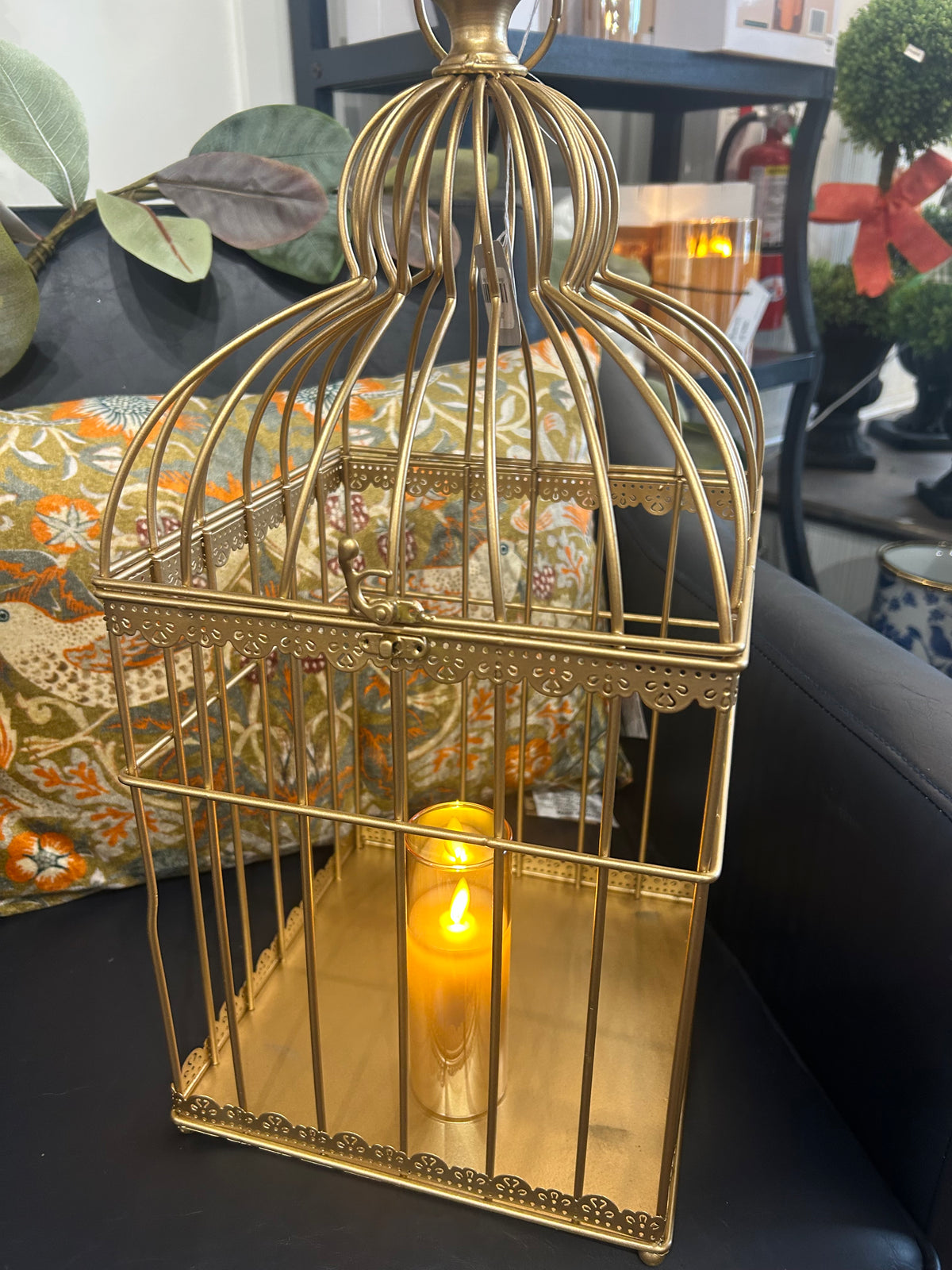 21.5" Bow Birdcage Lantern