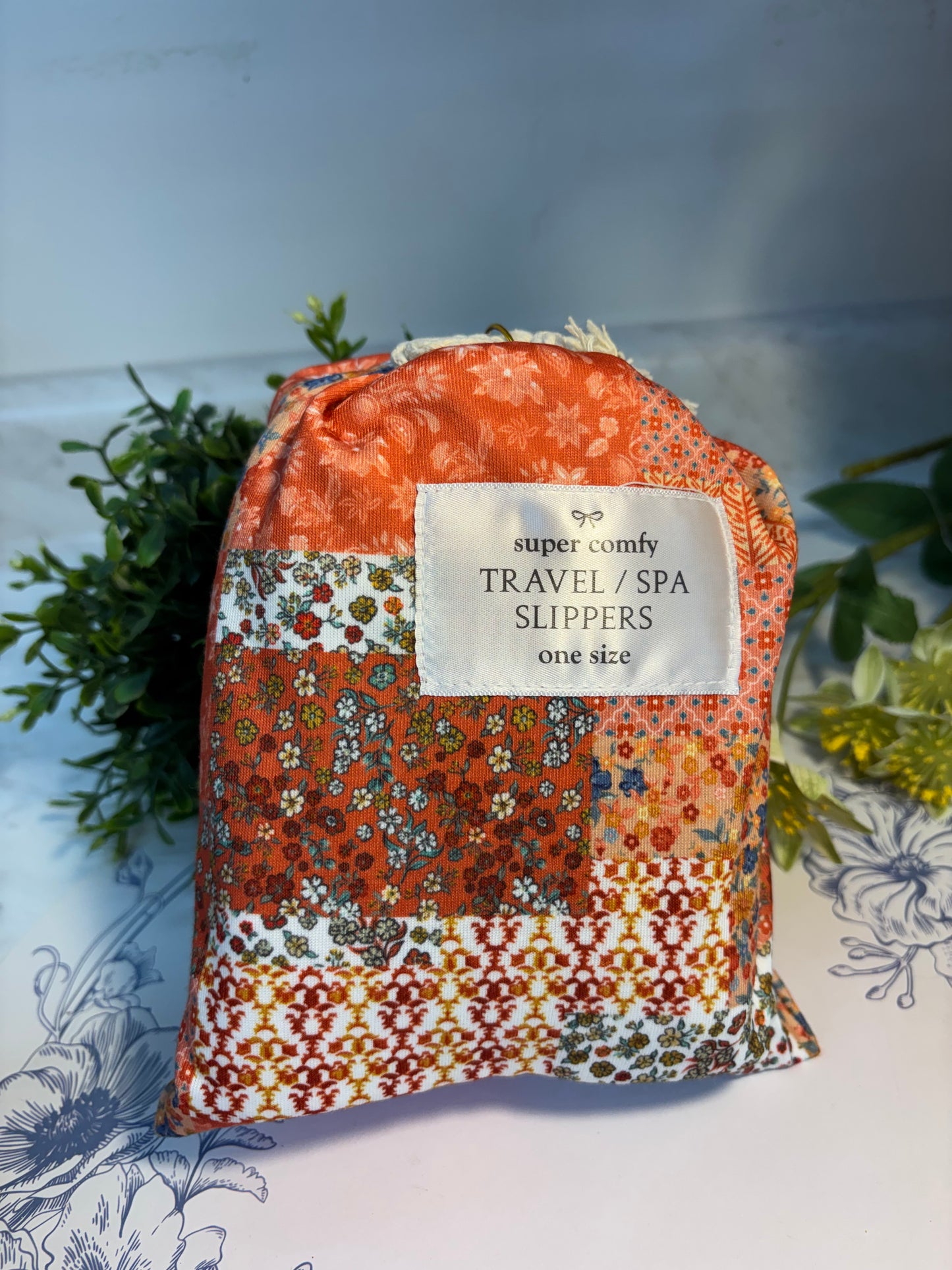 Simply Southern Travel/Spa Slippers