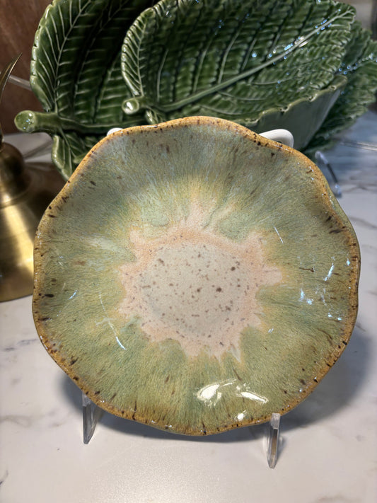 Etta B Ruffled Sauce Dish Matcha Latte