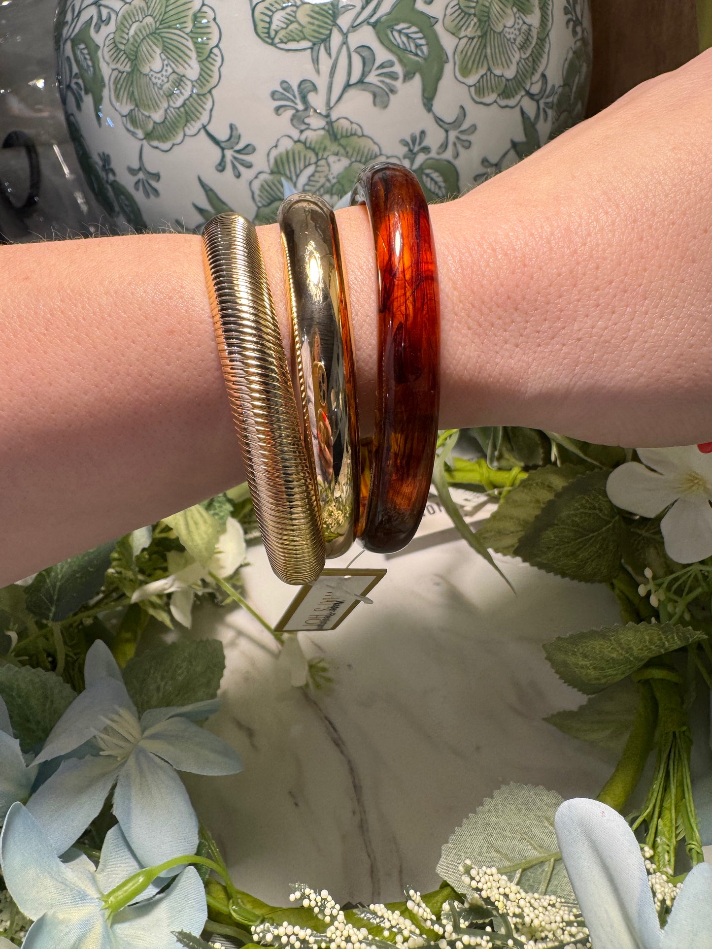 Golden Hour Bangle Set of 3