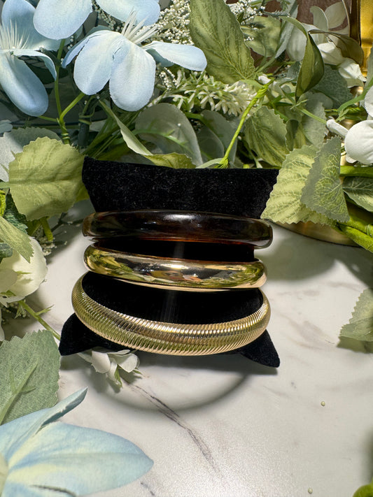 Golden Hour Bangle Set of 3