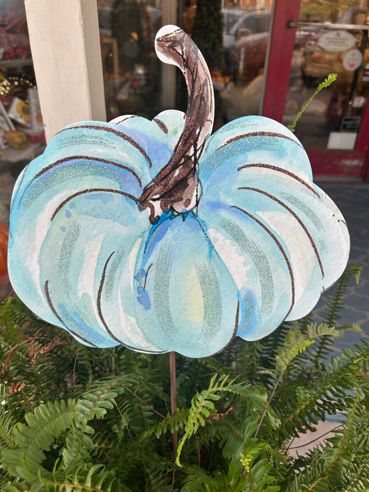 Blue and White Pumpkins