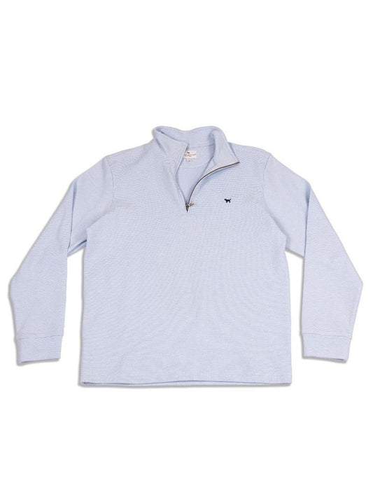 Light Blue Quarter Zip Jacket