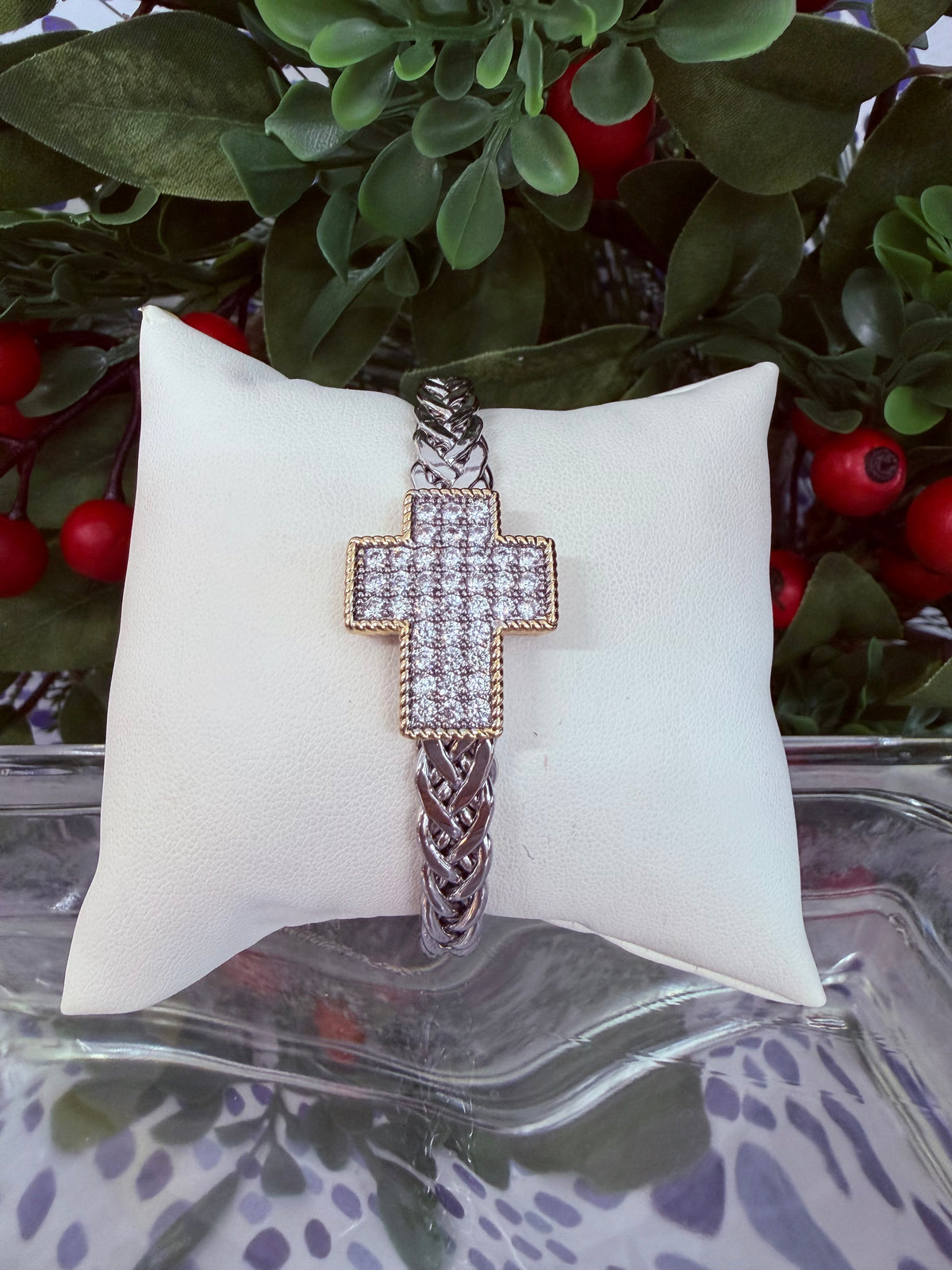 Faith and Flourish Cuff Bracelet