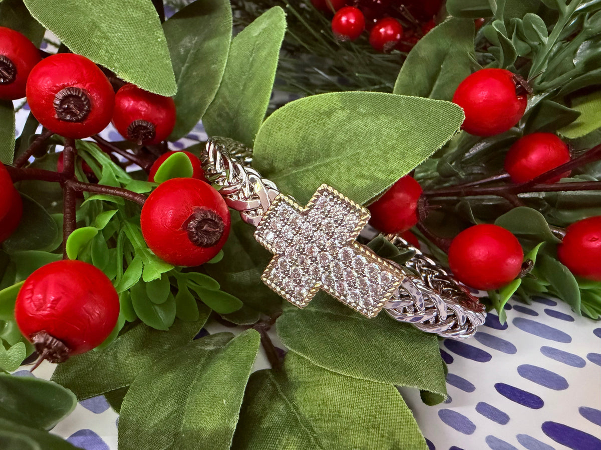 Faith and Flourish Cuff Bracelet