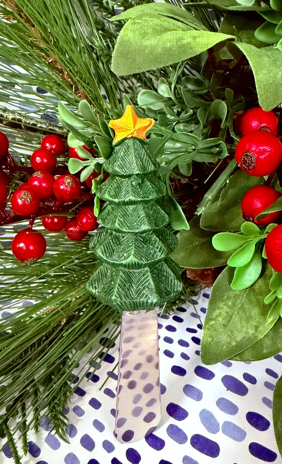 Christmas Tree Cheese Spreader