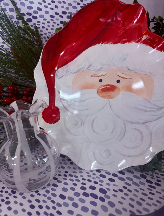 Santa Claus 9.5" Melamine Dinner Plate