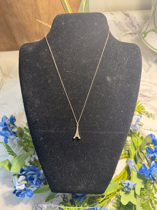Eiffel Tower Pendant Necklace