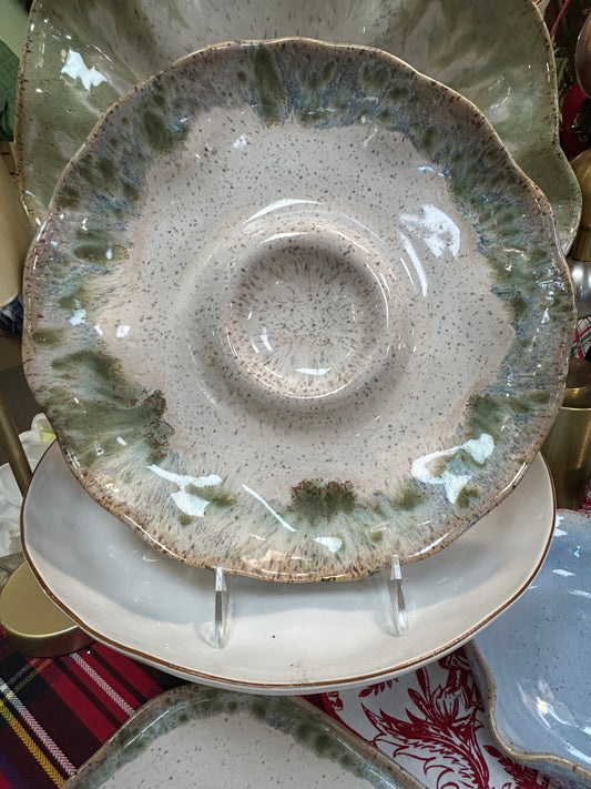 Etta B Small Hors d'oeuvre Dish Botanical