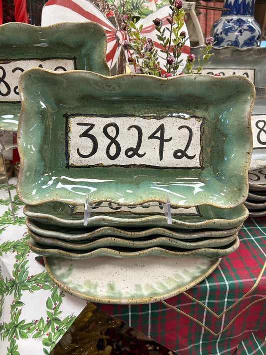 Etta B 38242 Tray Matcha Leaf