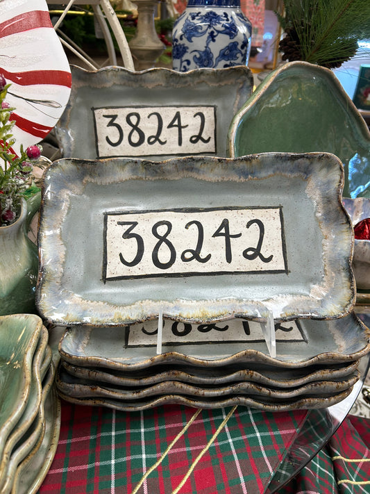 Etta B 38242 Tray Peaceful w/ Lapis