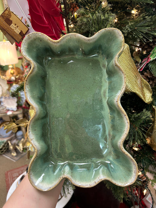 Etta B Guest Towel Holder Matcha Leaf