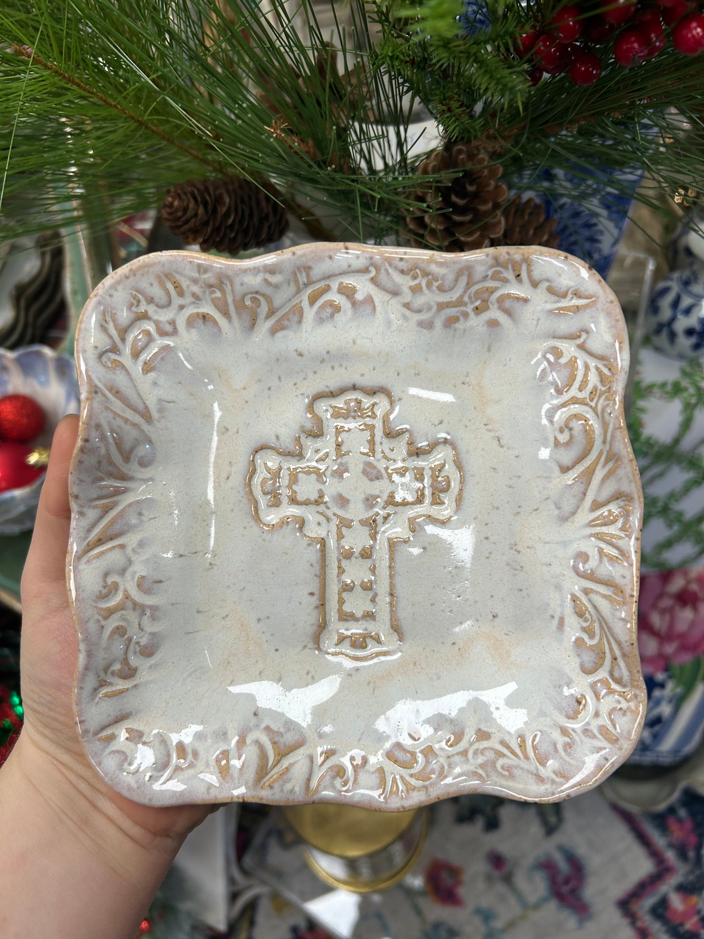 Etta B Small Grace Cream Plate