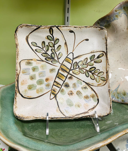 Mosaic Butterfly Plate
