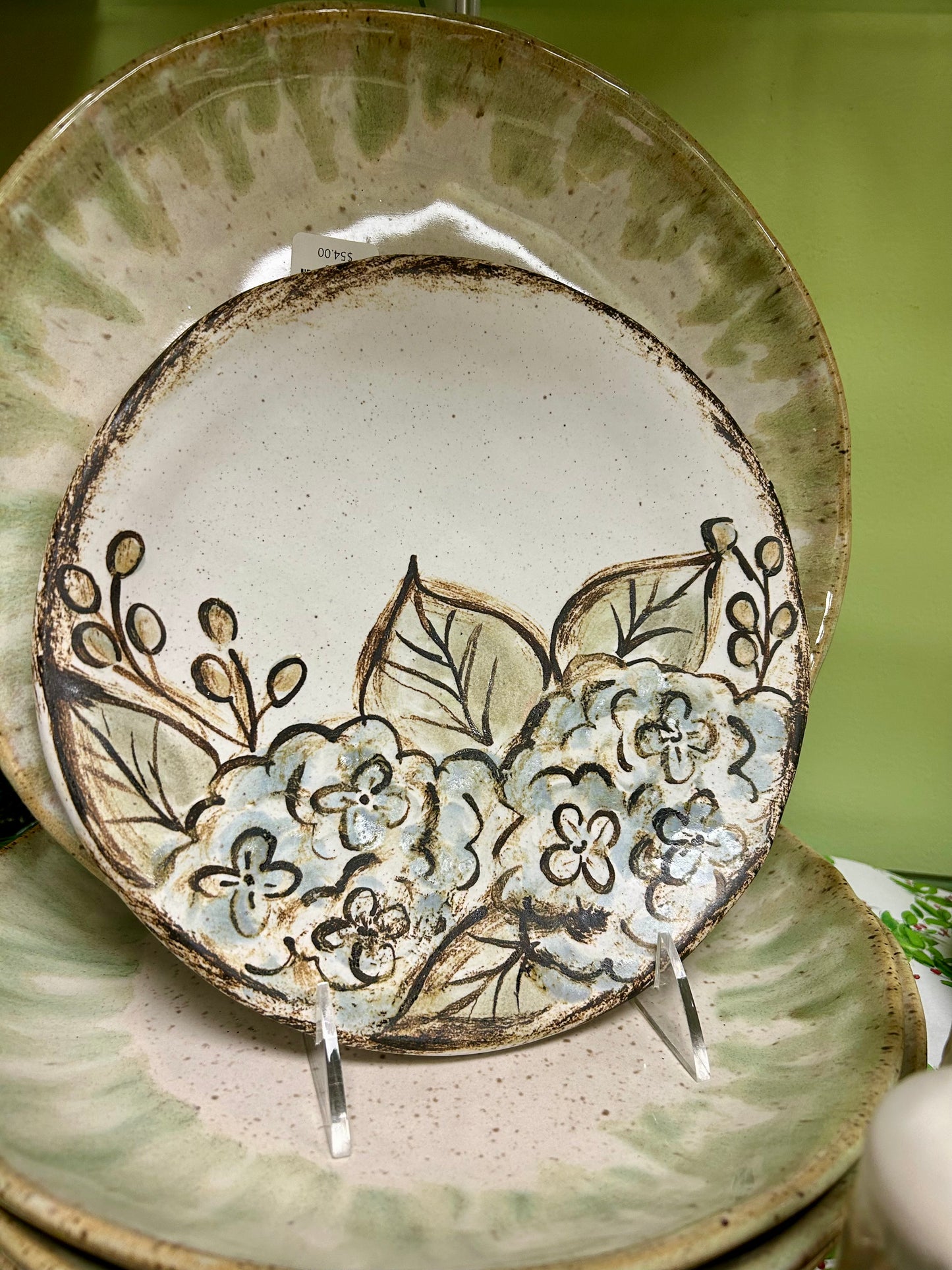 Hydrangea Salad Plate